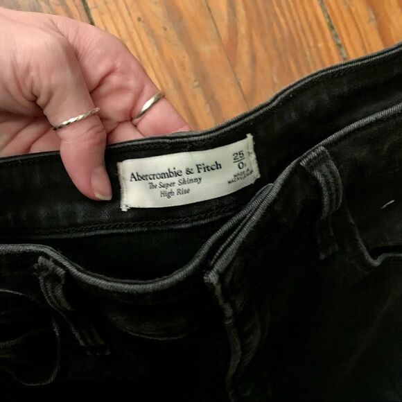 Abercrombie & Fitch The Super Skinny High Rise size 25 - Picture 3 of 4